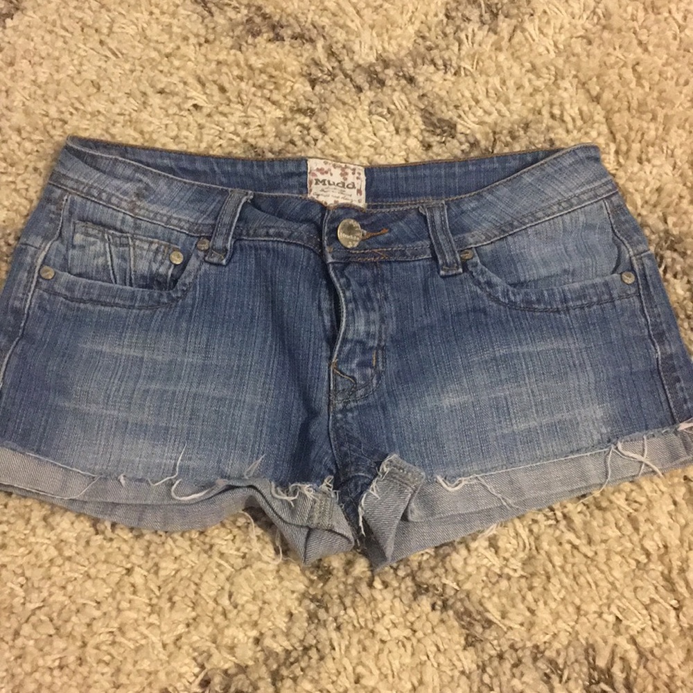 Blue jean shorts